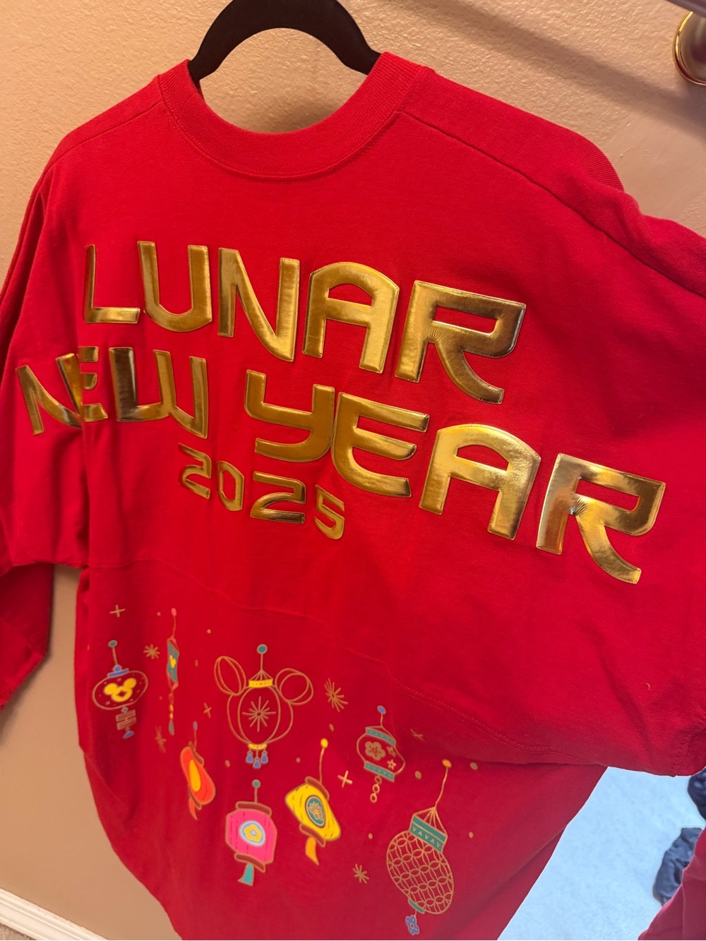 Disneyland California Adventure Lunar New Year 2025 Spirit Jersey